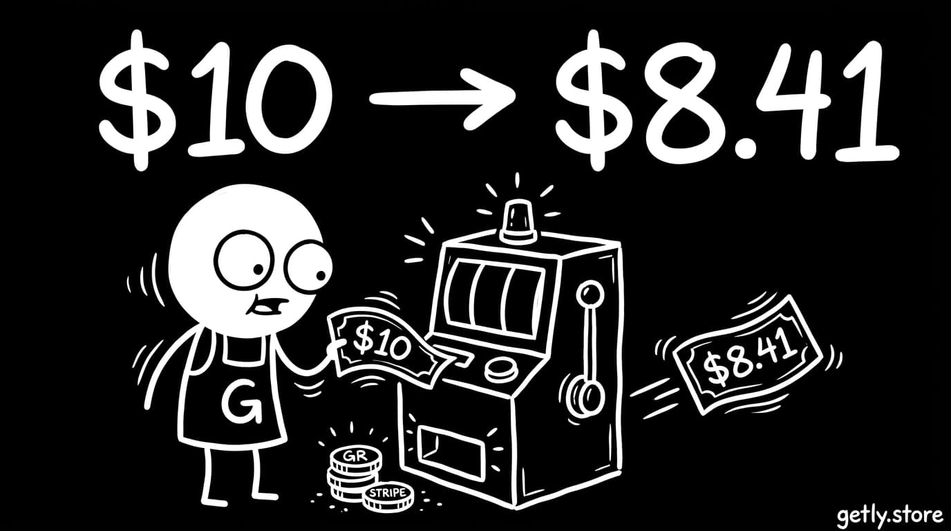 Real fee math at four price points