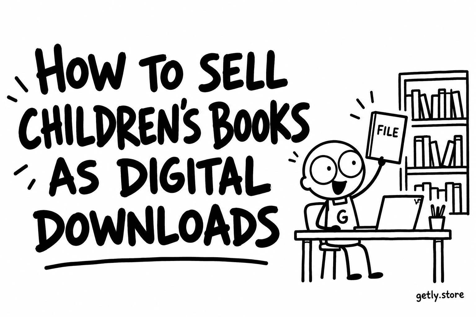 How to sell children's books as digital downloads