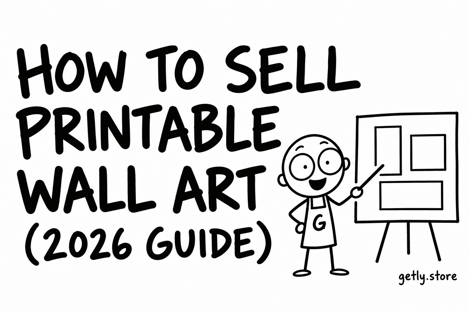 How to sell printable wall art (2026 guide)