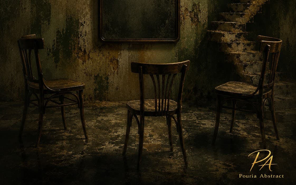 Silent Mirror | Surreal Abstract Interior