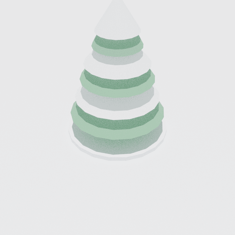Frosty Pines — 8 Stylized 3D Winter Nature Props - cover: hero snowy pine